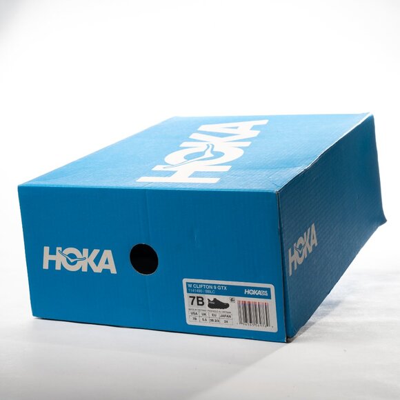 Size 7 - Hoka One One HOKA Clifton 9 GORE-TEX 2024 Triple Black W - Picture 2 of 10